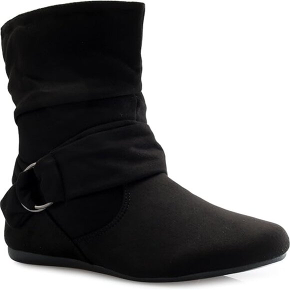 Herstyle Lindell Women's Mid-Calf Ankle Booties Boots Black Size 10 - Picture 1 of 9